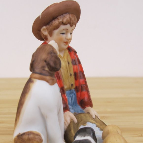 Dave Grossman Creation 1991 Norman Rockwell Art 299 Figure Pride Of Parenthood - Picture 3 of 4